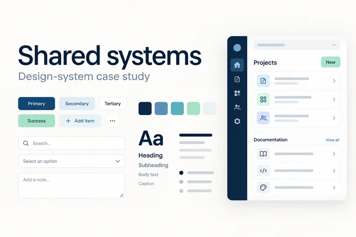 Preview of Alex — Design-system case study